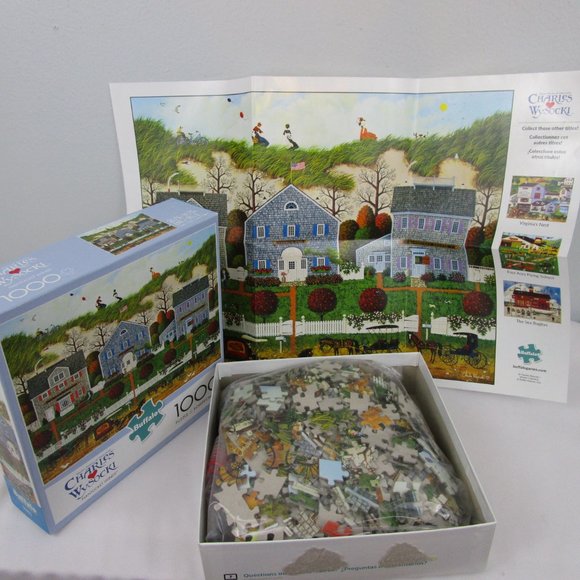 1000 Piece Charles Wysocki Nantucket Winds Jigsaw Puzzle by Buffalo - Picture 2 of 9